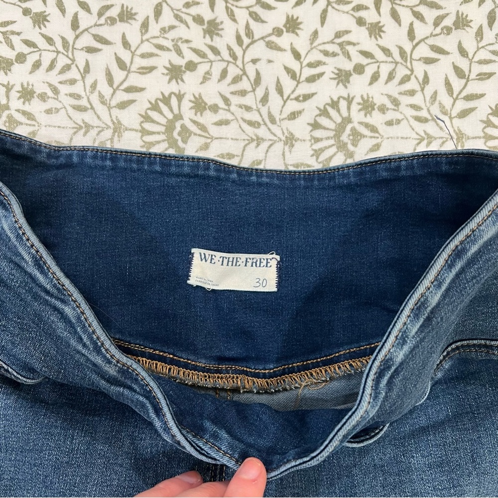 Free People Boot Cut Dark Wash Jeans